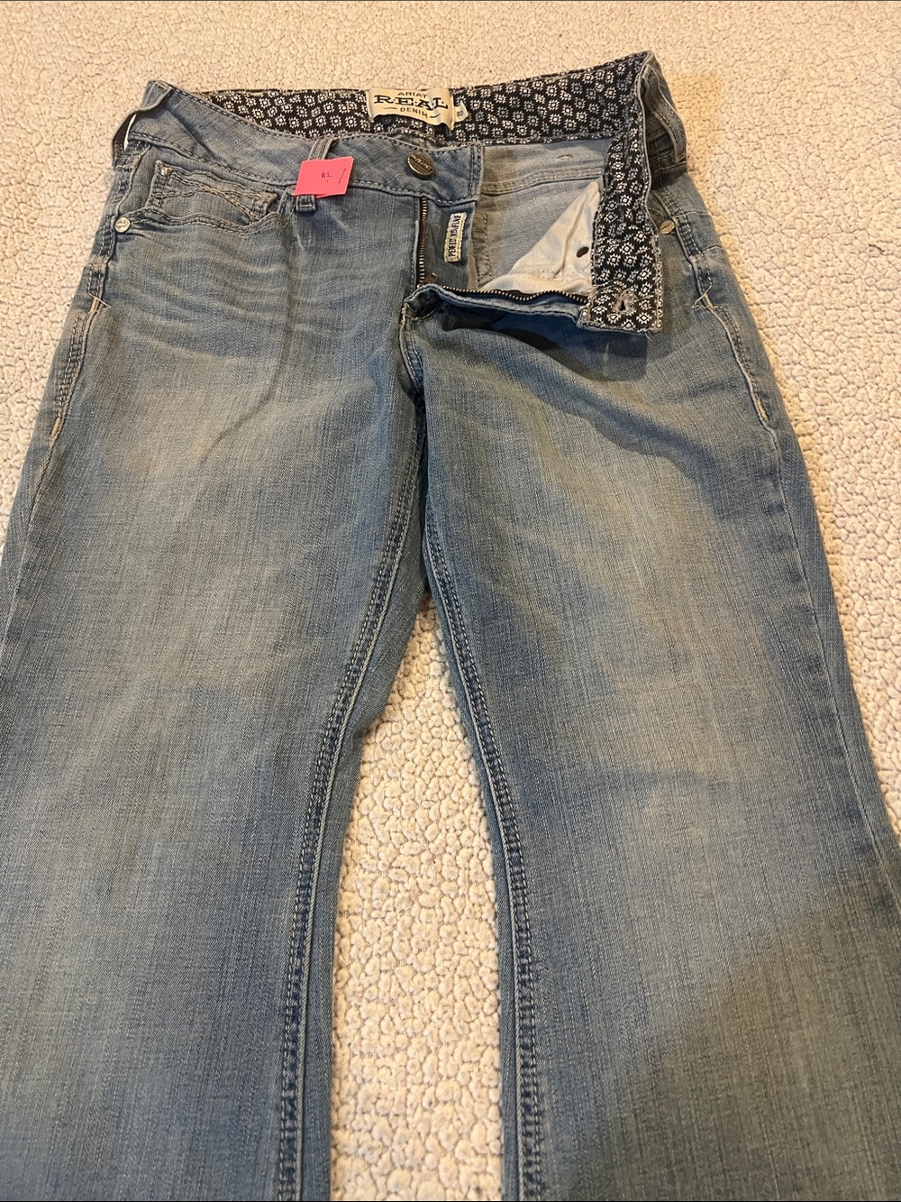 Ariat REAL DENIM Light Blue Perfect Rise Flare Women’s Jeans